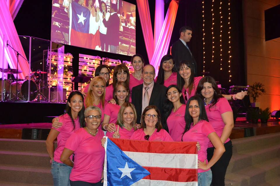 Grupo de Puerto Rico durante la conferencia Mujer Verdadera'15